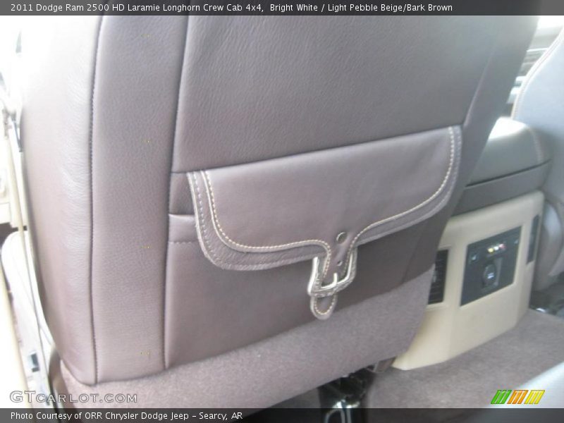  2011 Ram 2500 HD Laramie Longhorn Crew Cab 4x4 Light Pebble Beige/Bark Brown Interior