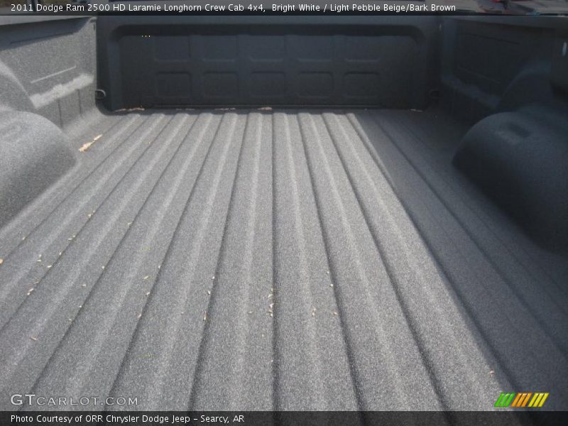Bright White / Light Pebble Beige/Bark Brown 2011 Dodge Ram 2500 HD Laramie Longhorn Crew Cab 4x4