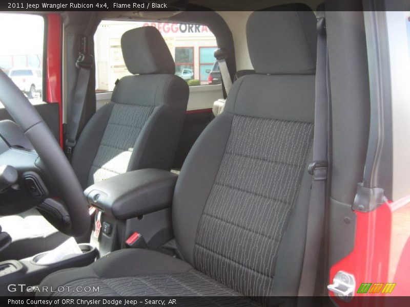 Flame Red / Black 2011 Jeep Wrangler Rubicon 4x4