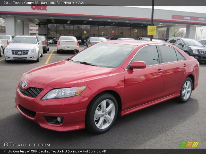 Barcelona Red Metallic / Ash 2011 Toyota Camry SE