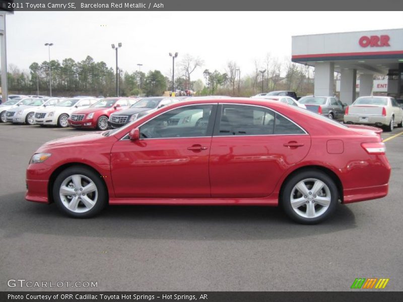 Barcelona Red Metallic / Ash 2011 Toyota Camry SE