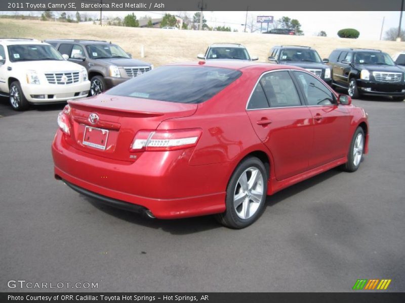 Barcelona Red Metallic / Ash 2011 Toyota Camry SE