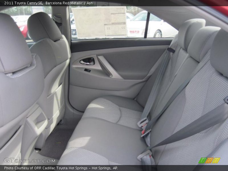 Barcelona Red Metallic / Ash 2011 Toyota Camry SE