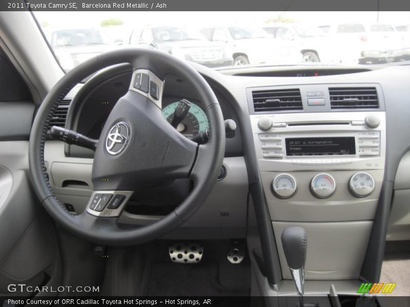 Barcelona Red Metallic / Ash 2011 Toyota Camry SE