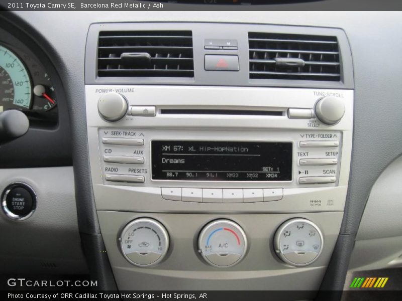 Barcelona Red Metallic / Ash 2011 Toyota Camry SE
