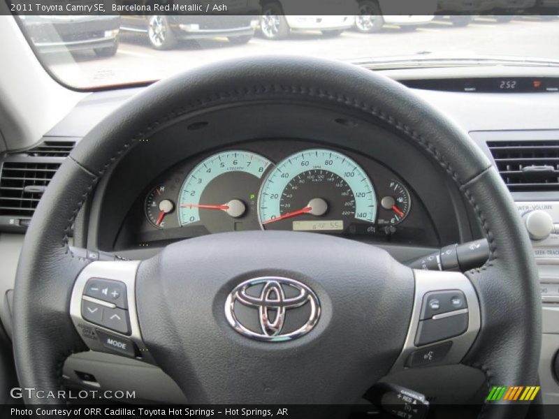 Barcelona Red Metallic / Ash 2011 Toyota Camry SE