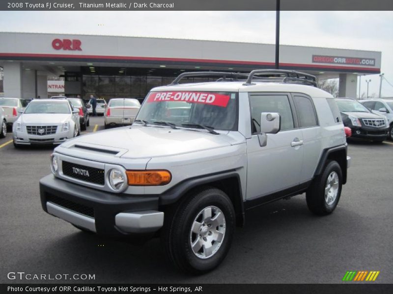 Titanium Metallic / Dark Charcoal 2008 Toyota FJ Cruiser