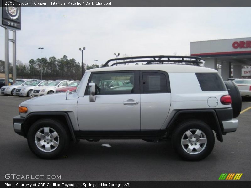 Titanium Metallic / Dark Charcoal 2008 Toyota FJ Cruiser