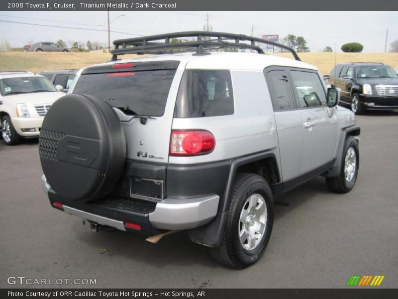 Titanium Metallic / Dark Charcoal 2008 Toyota FJ Cruiser