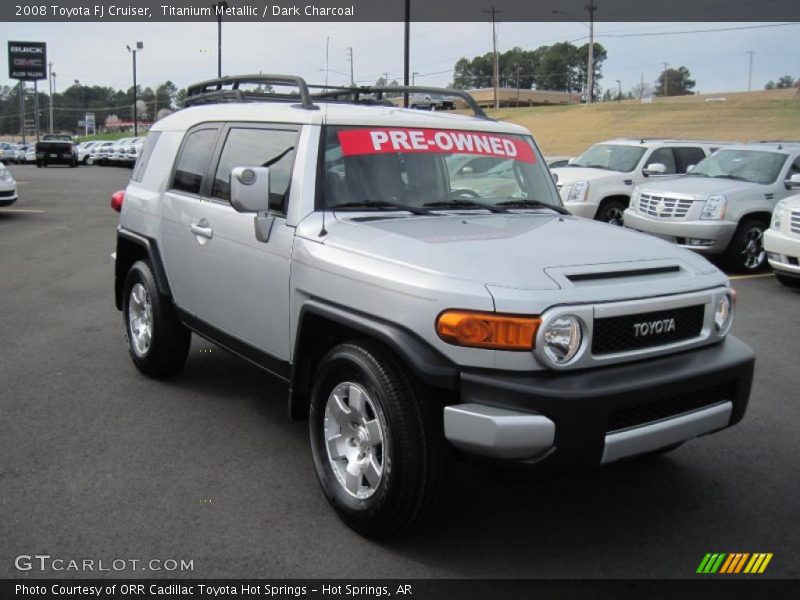 Titanium Metallic / Dark Charcoal 2008 Toyota FJ Cruiser