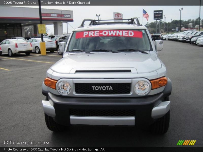 Titanium Metallic / Dark Charcoal 2008 Toyota FJ Cruiser