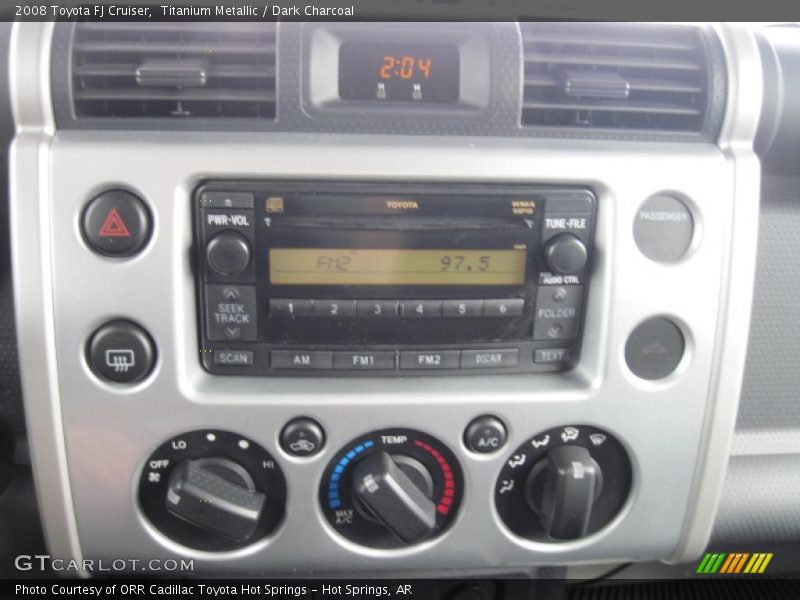 Titanium Metallic / Dark Charcoal 2008 Toyota FJ Cruiser