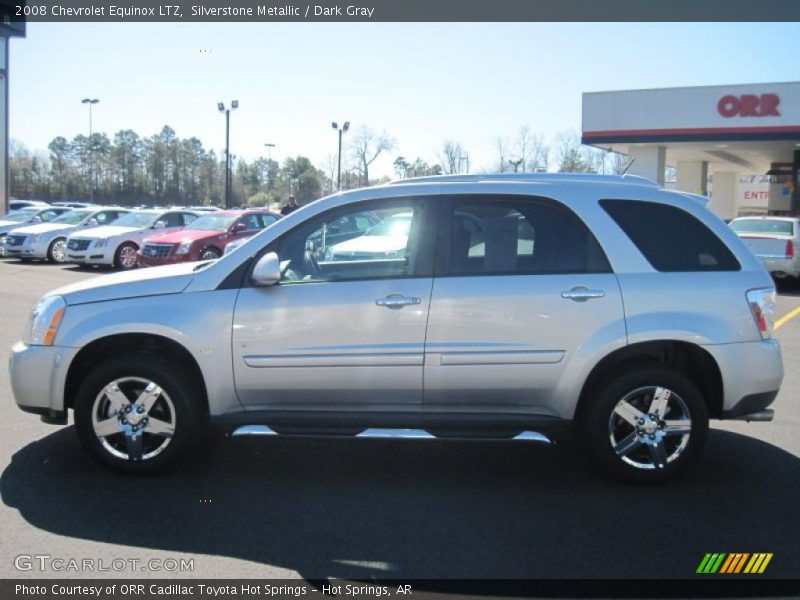 Silverstone Metallic / Dark Gray 2008 Chevrolet Equinox LTZ