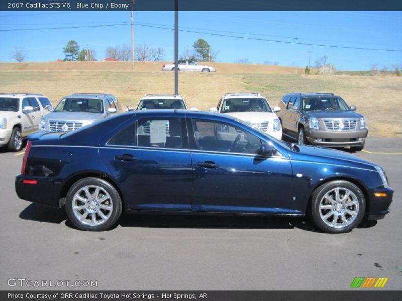 Blue Chip / Ebony 2007 Cadillac STS V6