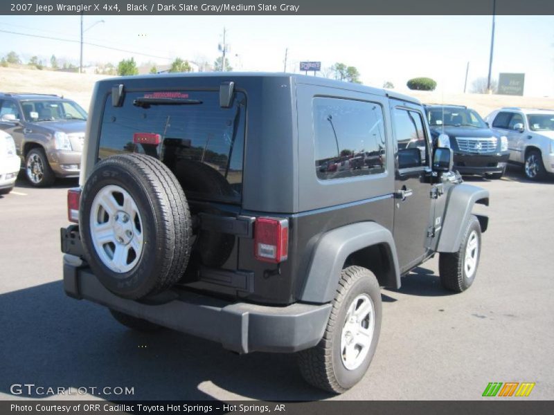 Black / Dark Slate Gray/Medium Slate Gray 2007 Jeep Wrangler X 4x4