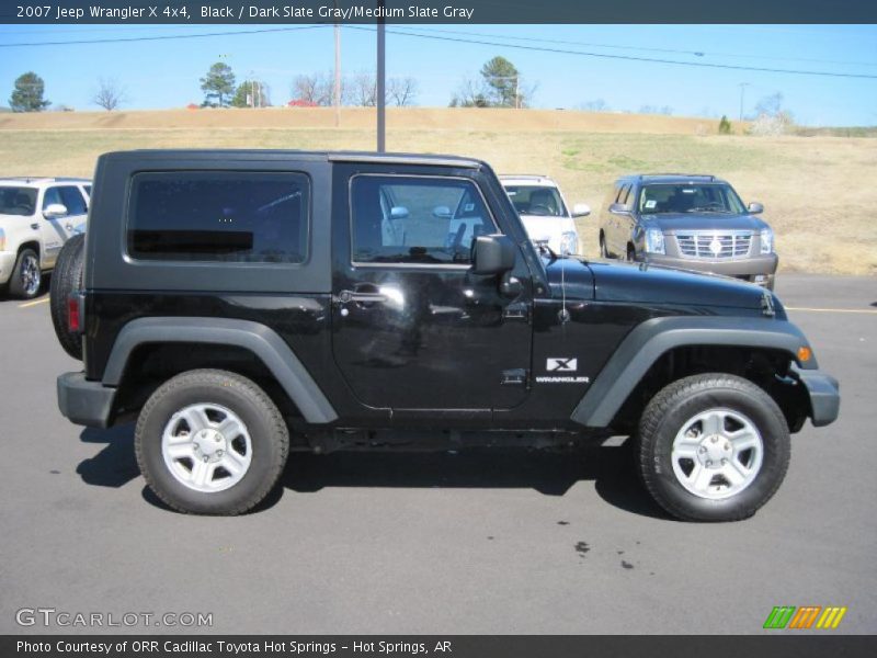 Black / Dark Slate Gray/Medium Slate Gray 2007 Jeep Wrangler X 4x4