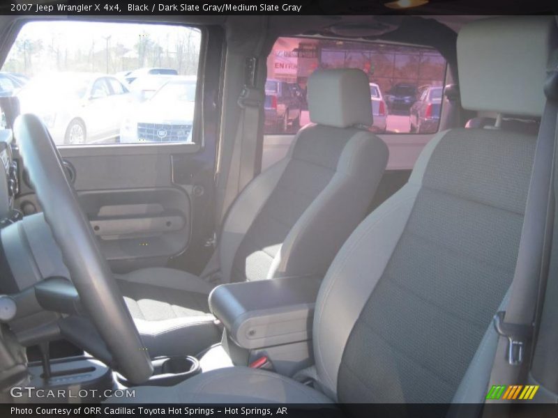 Black / Dark Slate Gray/Medium Slate Gray 2007 Jeep Wrangler X 4x4