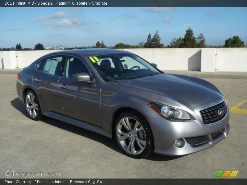 Front 3/4 View of 2011 M 37 S Sedan
