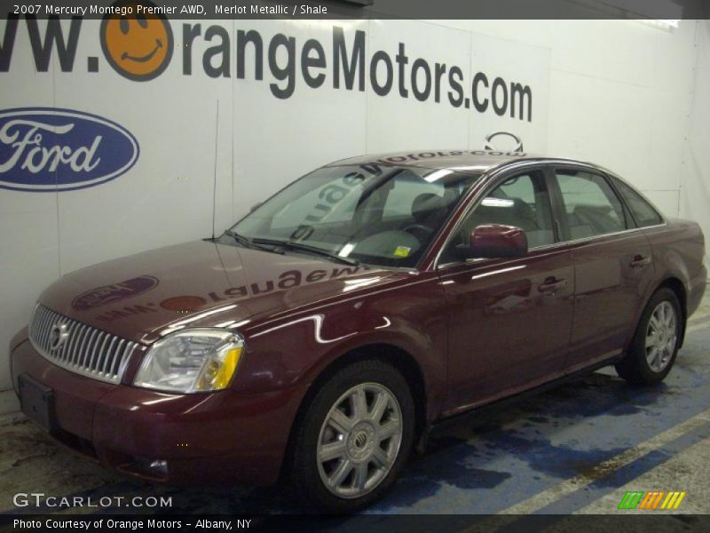 Merlot Metallic / Shale 2007 Mercury Montego Premier AWD