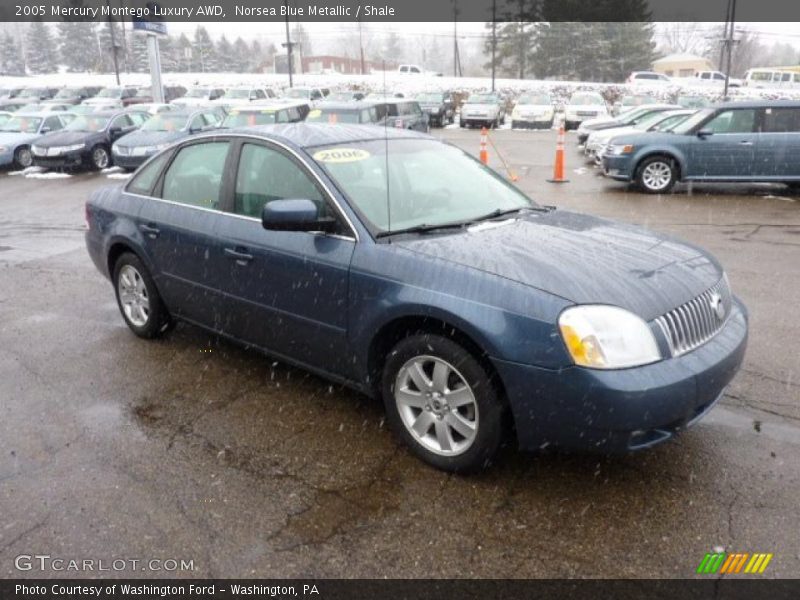 Norsea Blue Metallic / Shale 2005 Mercury Montego Luxury AWD