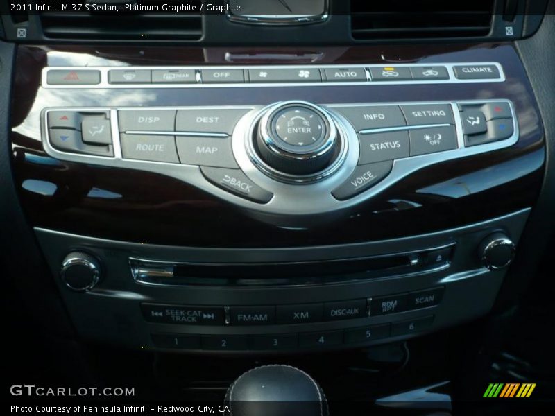 Controls of 2011 M 37 S Sedan