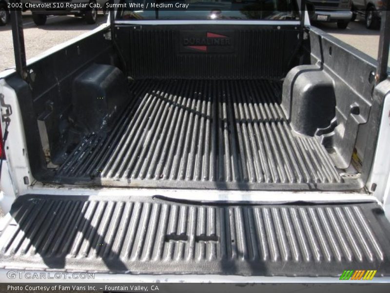 Summit White / Medium Gray 2002 Chevrolet S10 Regular Cab