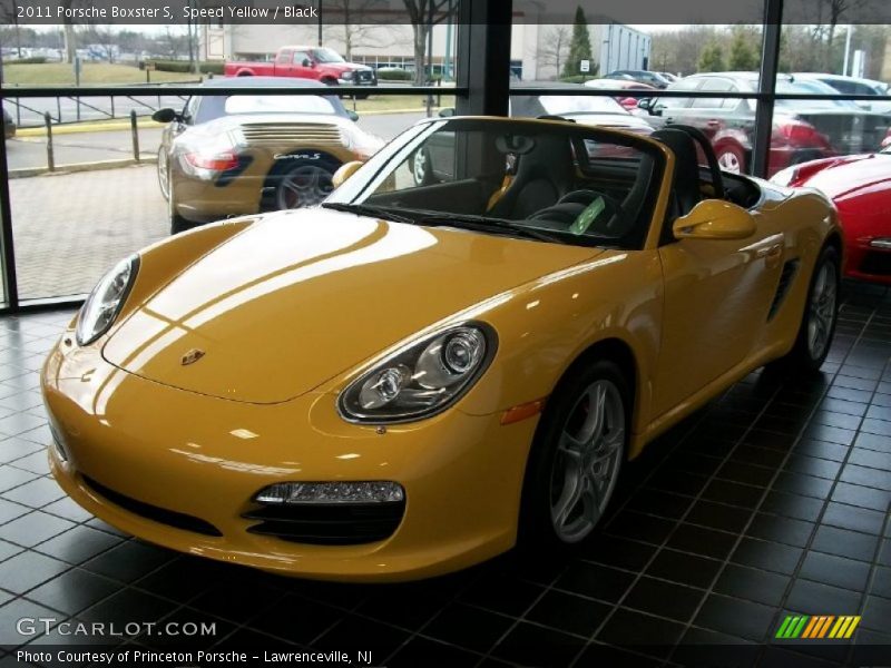 Speed Yellow / Black 2011 Porsche Boxster S
