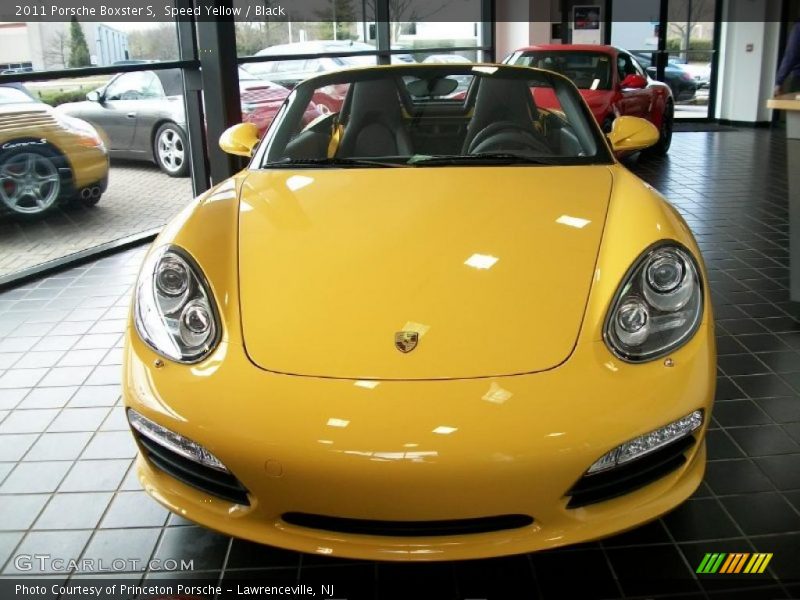 Speed Yellow / Black 2011 Porsche Boxster S