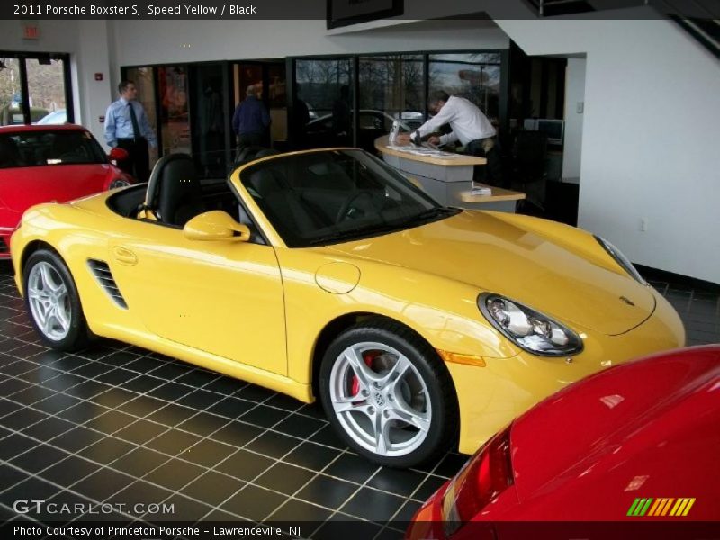 Speed Yellow / Black 2011 Porsche Boxster S