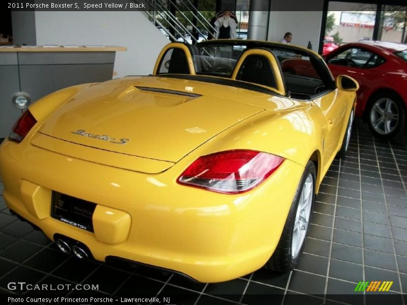 Speed Yellow / Black 2011 Porsche Boxster S