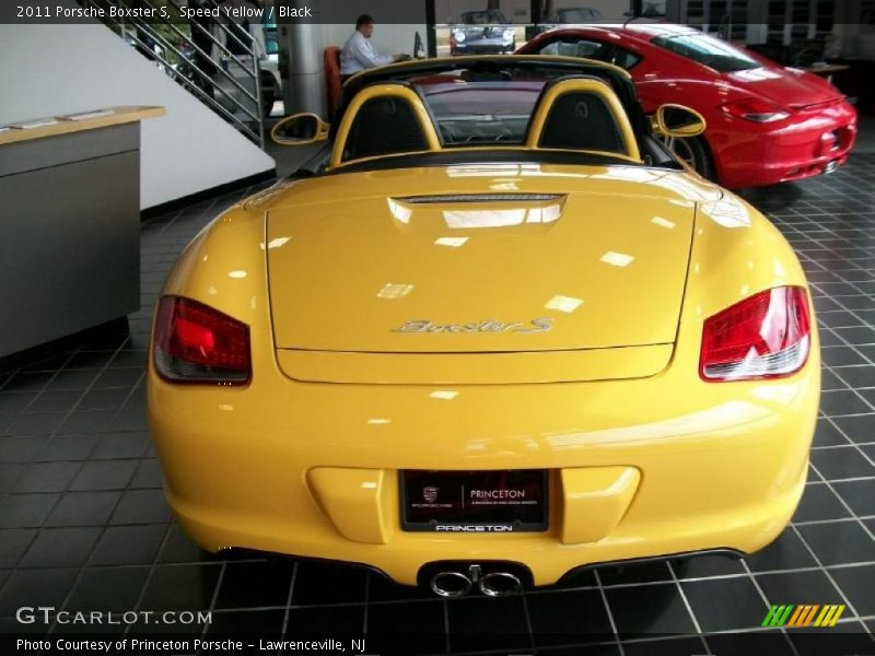 Speed Yellow / Black 2011 Porsche Boxster S