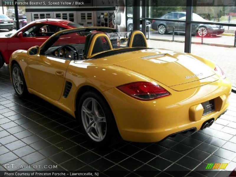 Speed Yellow / Black 2011 Porsche Boxster S