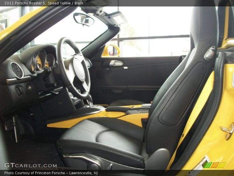 Speed Yellow / Black 2011 Porsche Boxster S