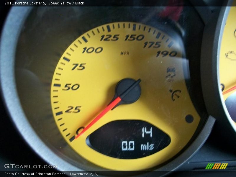 Speed Yellow / Black 2011 Porsche Boxster S