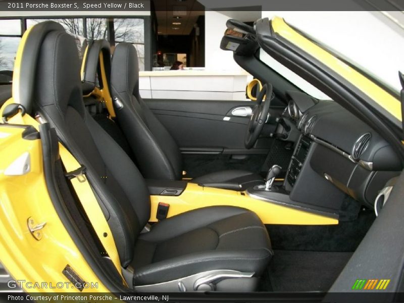 Speed Yellow / Black 2011 Porsche Boxster S