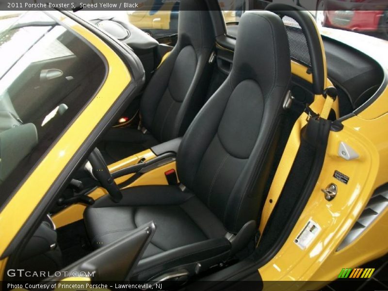 Speed Yellow / Black 2011 Porsche Boxster S