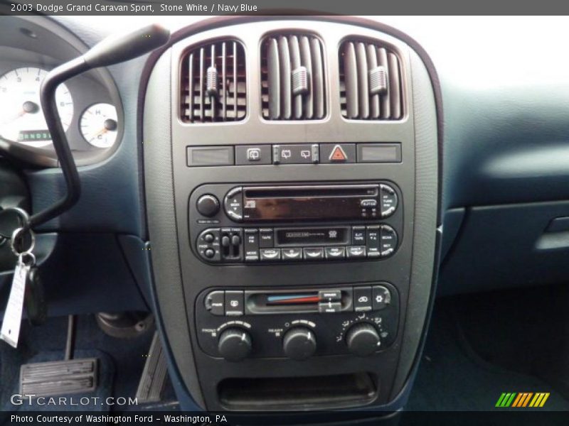 Controls of 2003 Grand Caravan Sport