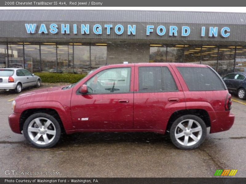 Red Jewel / Ebony 2008 Chevrolet TrailBlazer SS 4x4