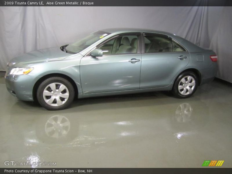 Aloe Green Metallic / Bisque 2009 Toyota Camry LE