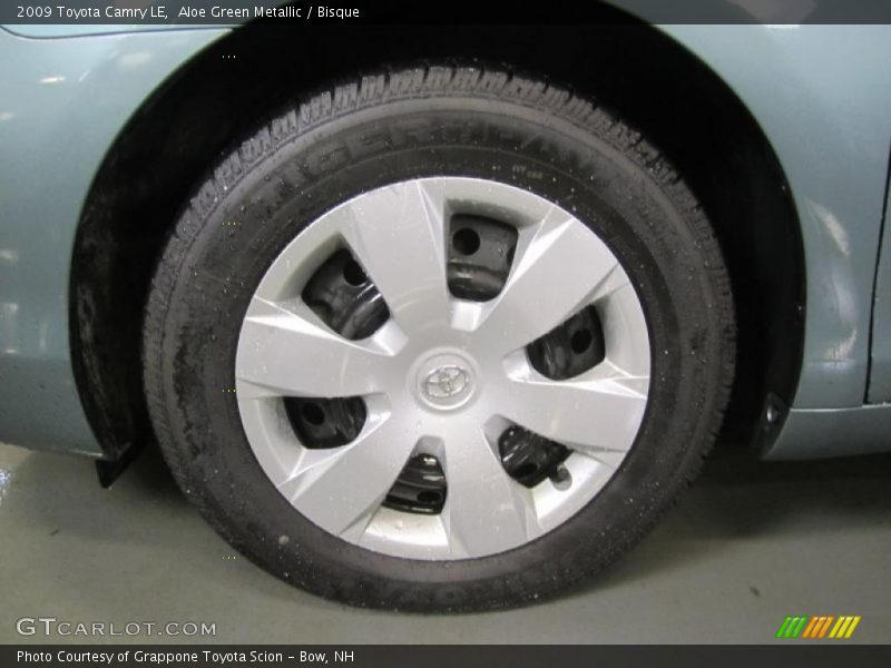 Aloe Green Metallic / Bisque 2009 Toyota Camry LE