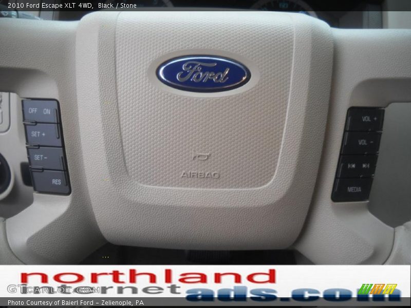 Black / Stone 2010 Ford Escape XLT 4WD