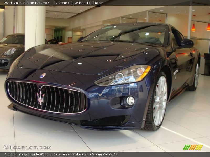 Blu Oceano (Blue Metallic) / Beige 2011 Maserati GranTurismo S