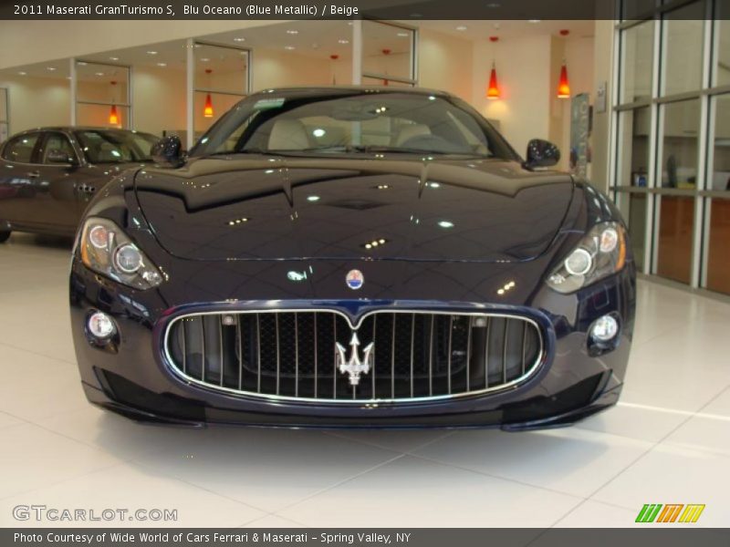 Blu Oceano (Blue Metallic) / Beige 2011 Maserati GranTurismo S