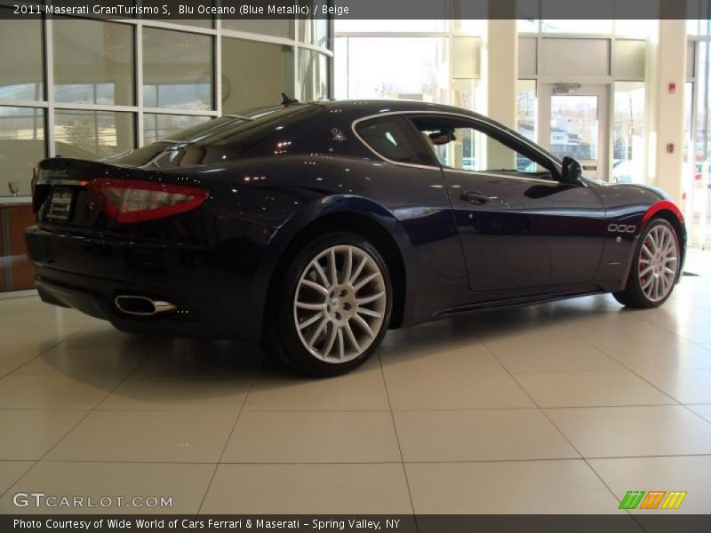 Blu Oceano (Blue Metallic) / Beige 2011 Maserati GranTurismo S