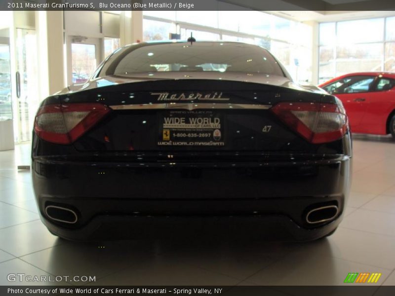 Blu Oceano (Blue Metallic) / Beige 2011 Maserati GranTurismo S