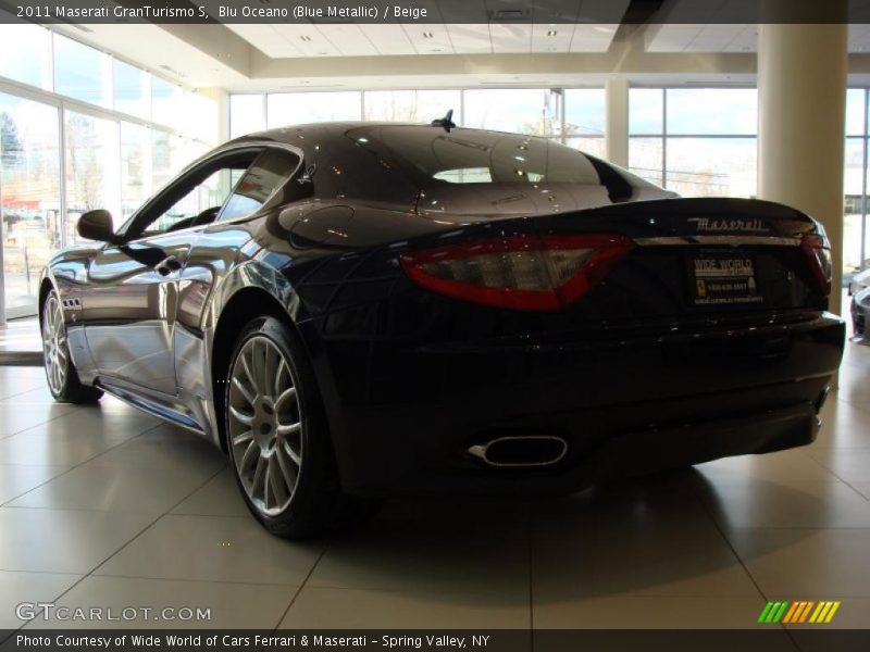 Blu Oceano (Blue Metallic) / Beige 2011 Maserati GranTurismo S