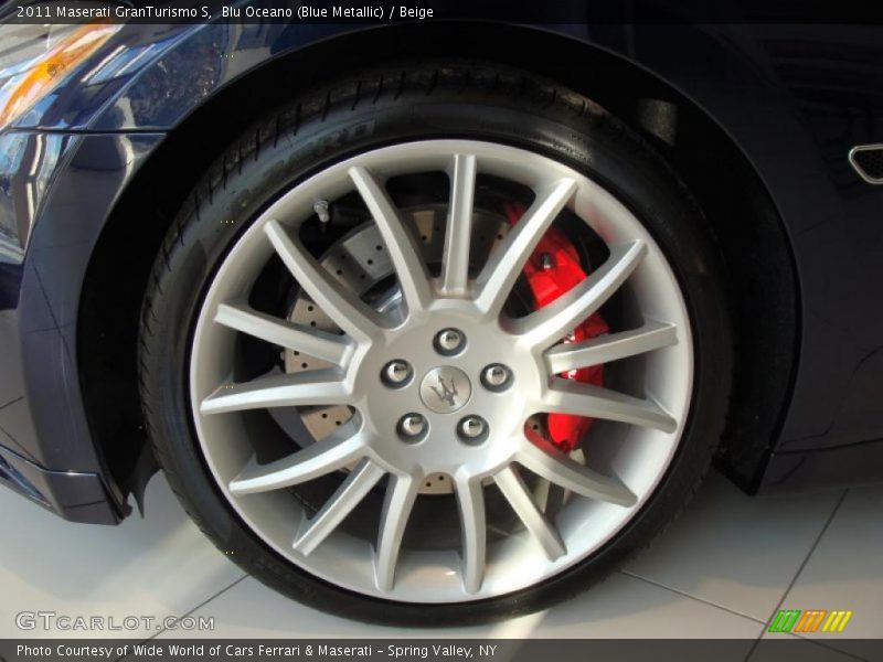 Blu Oceano (Blue Metallic) / Beige 2011 Maserati GranTurismo S