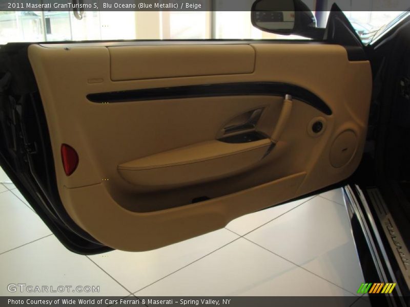 Blu Oceano (Blue Metallic) / Beige 2011 Maserati GranTurismo S