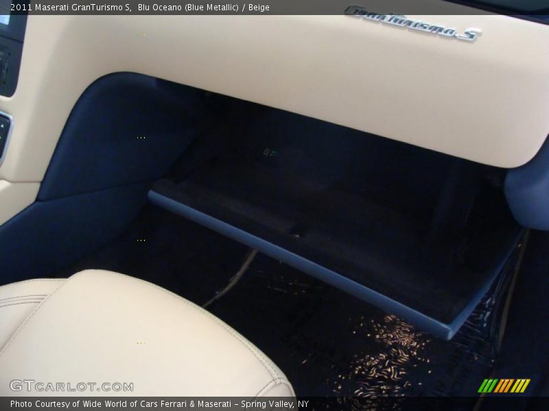 Blu Oceano (Blue Metallic) / Beige 2011 Maserati GranTurismo S