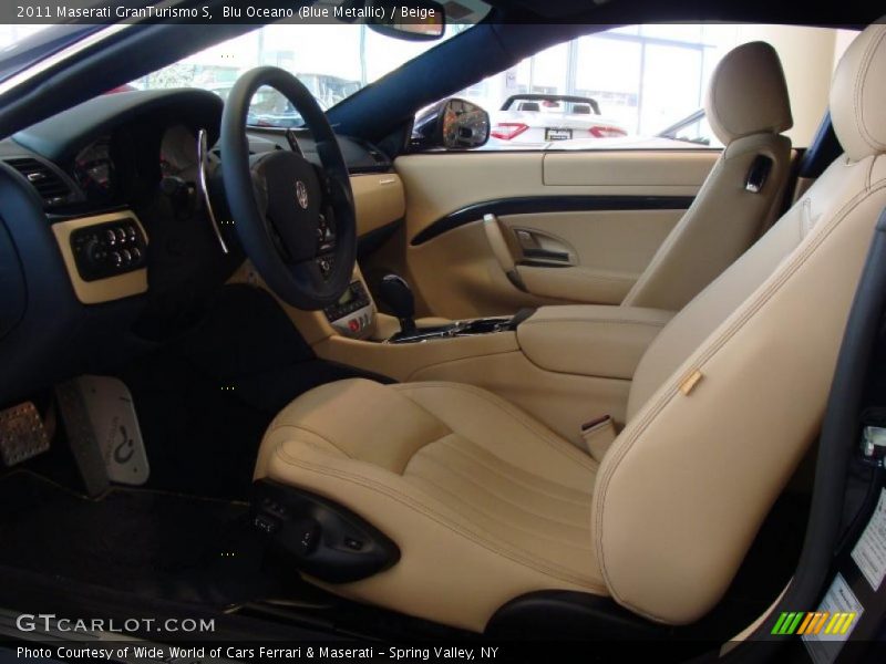 Blu Oceano (Blue Metallic) / Beige 2011 Maserati GranTurismo S